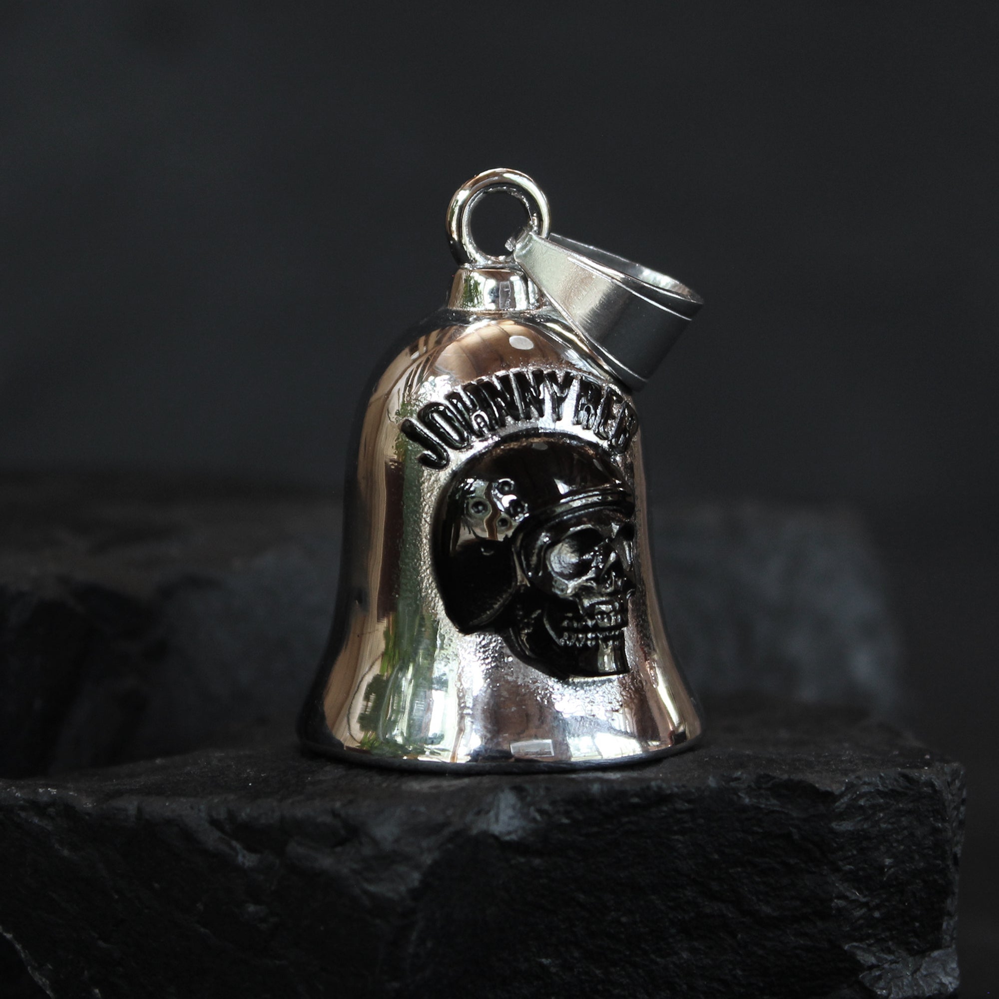 Skull Rider Ride Bell - Silver