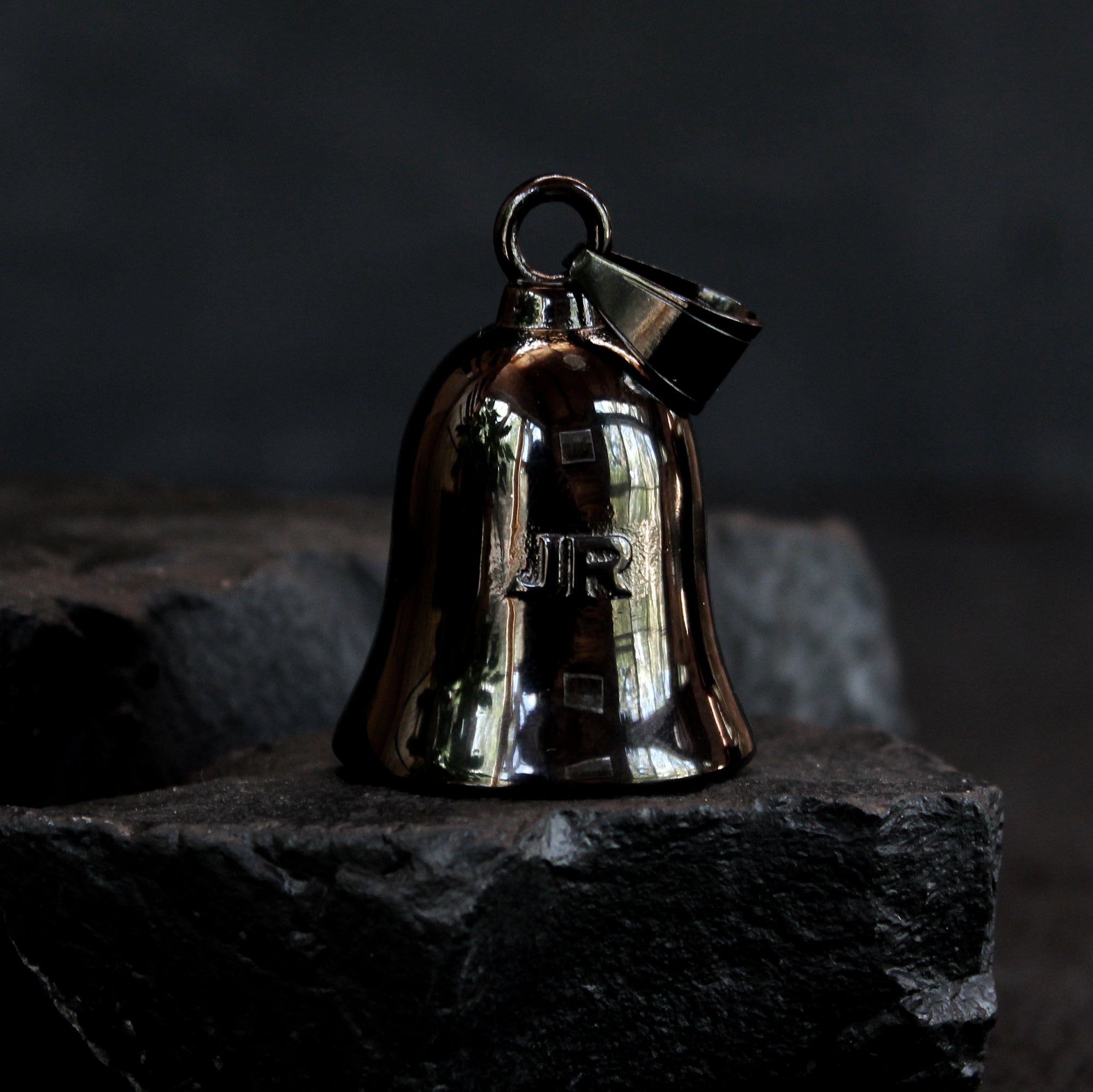 Skull Flag Ride Bell - Black