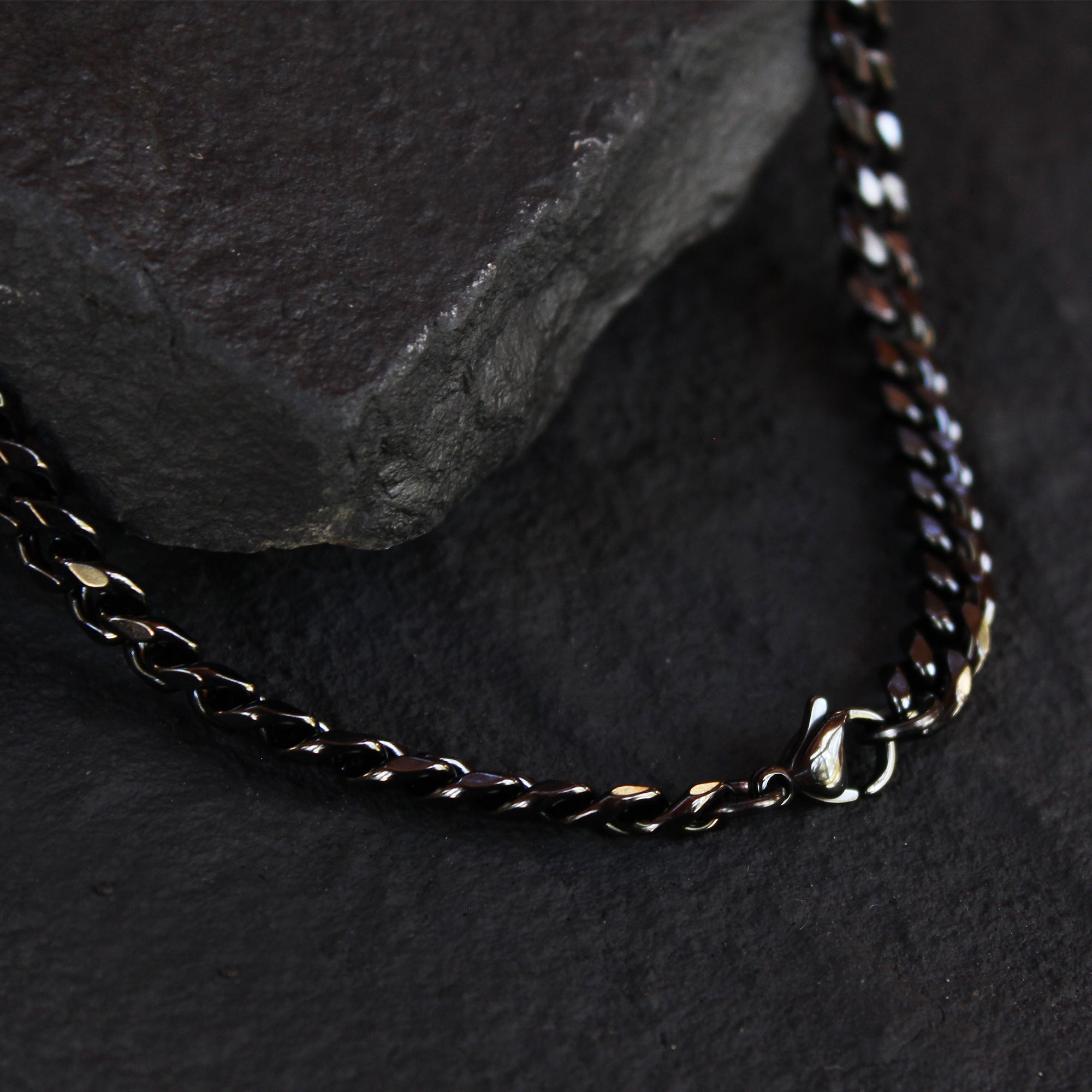 Johnny Reb Chain Necklace - Black 60cm