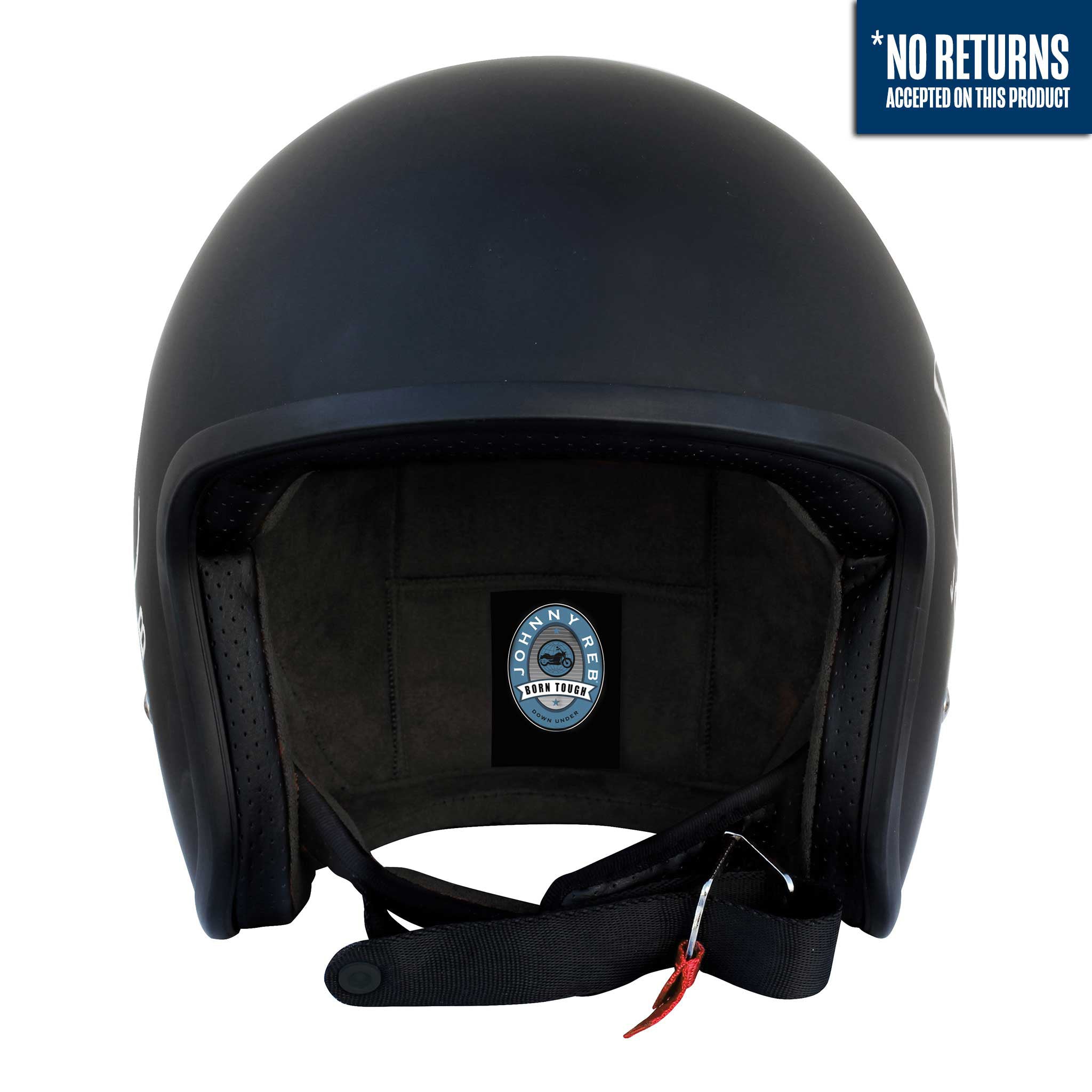 Johnny Reb Burke Aussie Skull Open Face Helmet