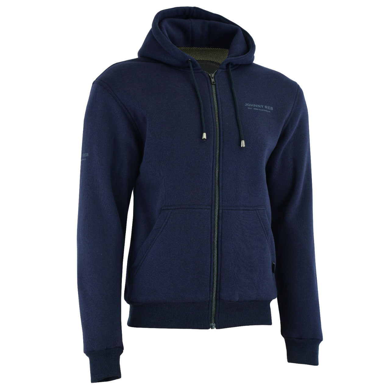Johnny Reb Men's Hume Protective Full Zip Hoodie - Navy