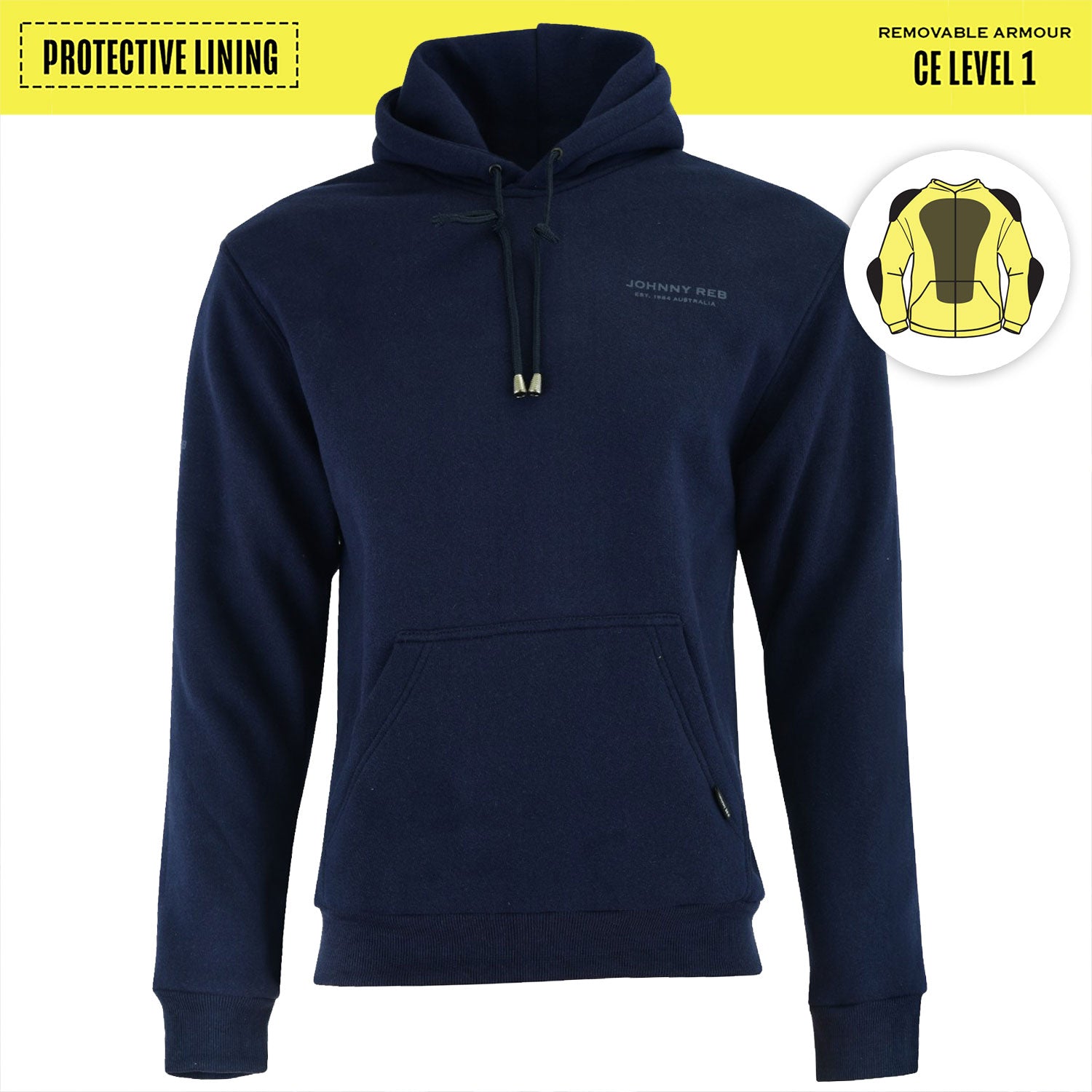 Men's Hume Protective Pullover Hoodie - Navy