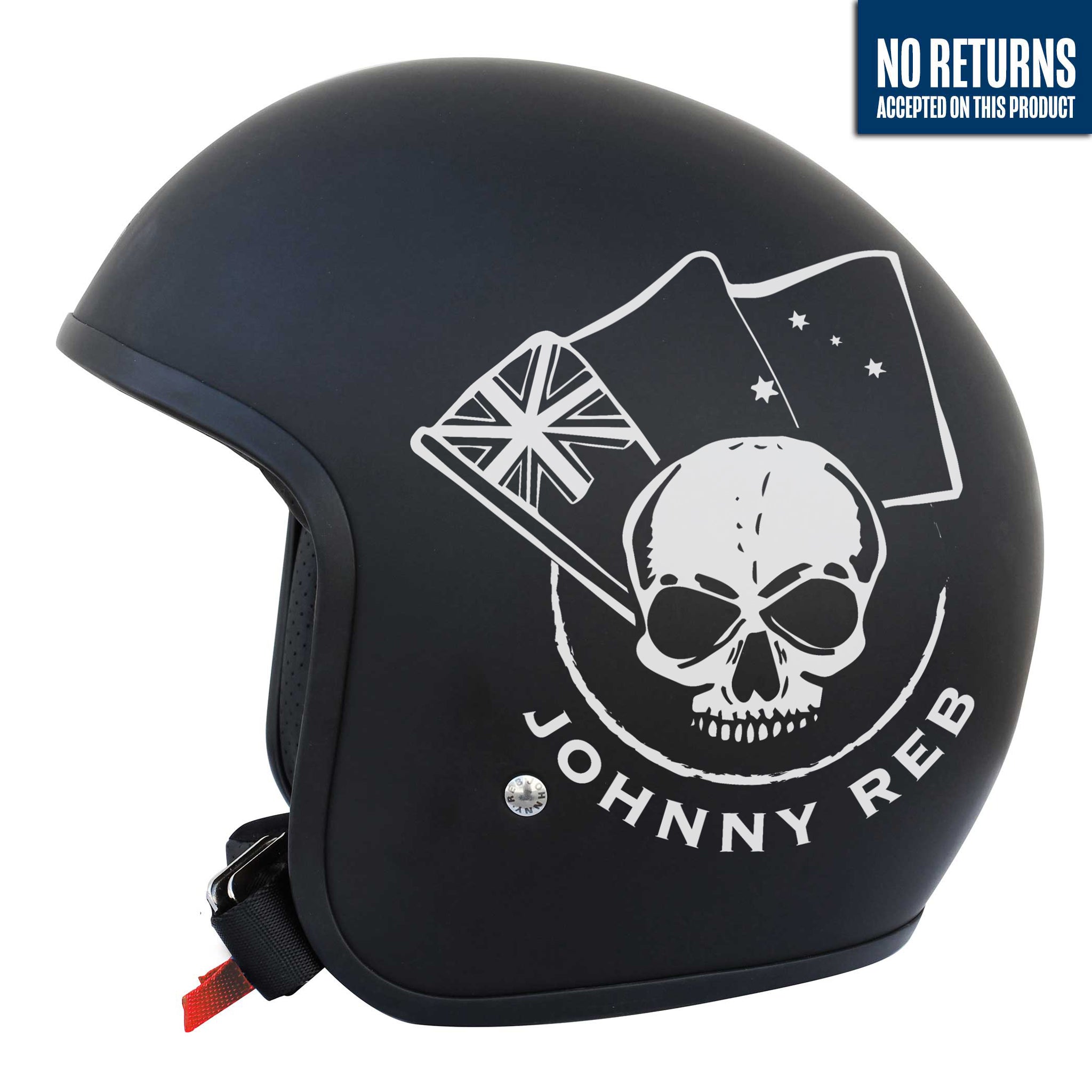 Burke Aussie Skull Open Face Helmet